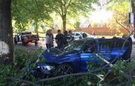 Car collides with tree - Bedfordview, Johannesburg