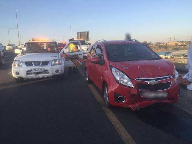 1 person seriously injured after collision on N3, Johannesburg.