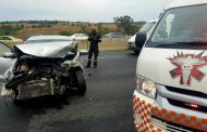 Four injured in collision on the N3 South after Marlboro, north of Johannesburg.