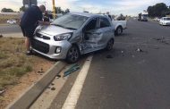 T-bone collision at an intersection in Nooitgedacht