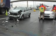 Rear-end collision on the N3 South in the Geldenhuys Interchange, east of Johannesburg.