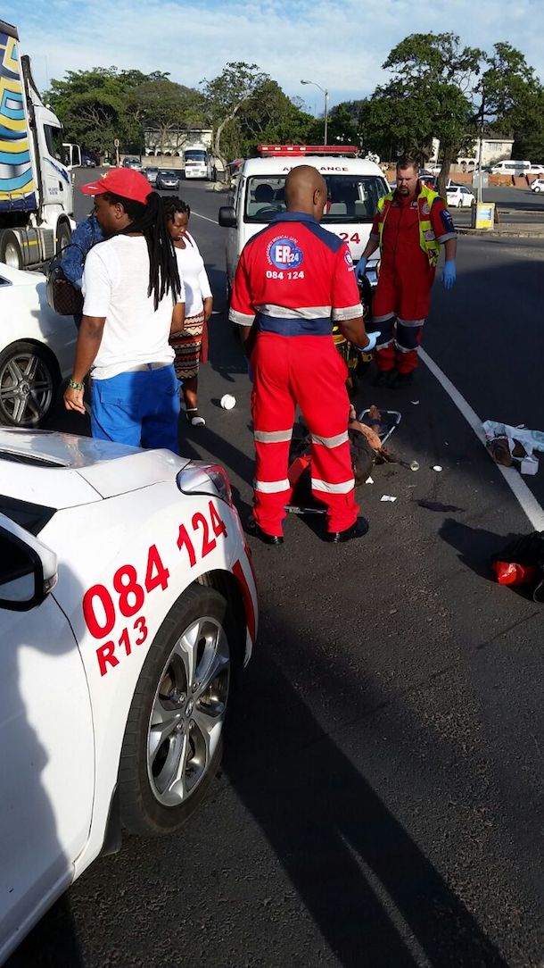 Woman injured after being hit by a car, KwaZulu Natal