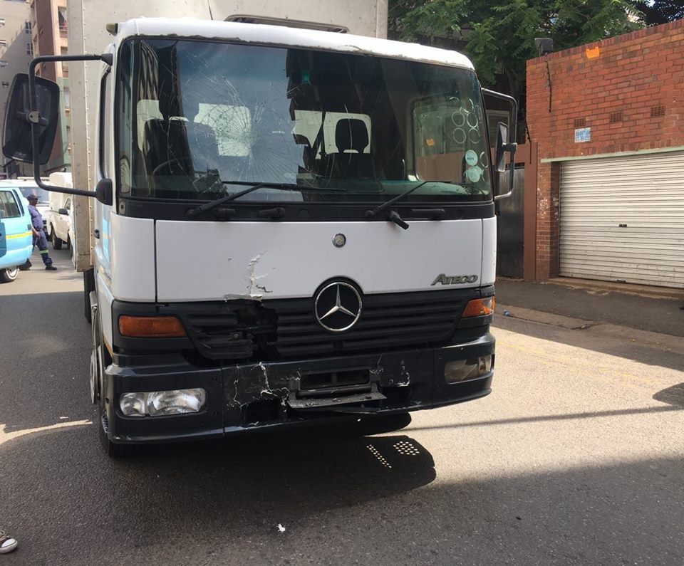 A collision involving two taxis Hillbrow