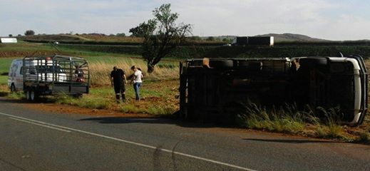 Two trucks collide on Heidelberg