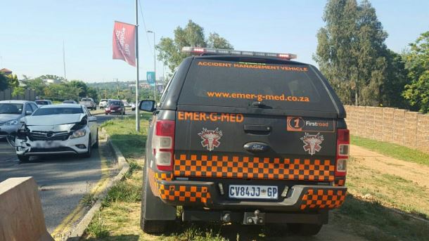 A motor vehicle collision on Bowling Road, in Wendywood