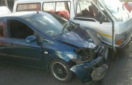 Three people injured in a taxi collision Jeppestown