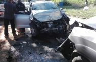 Head-on collision on Knights Road in Germiston.