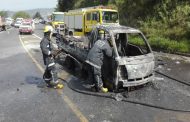 No injuries light delivery truck on fire KZN