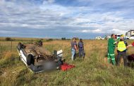 Female killed, 3 Injured in rollover approximately 50km north of Bloemfontein