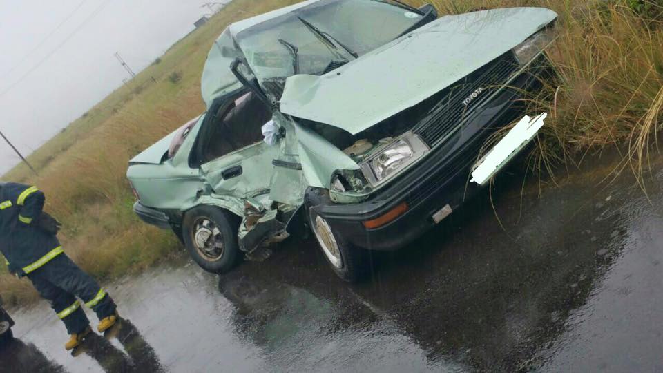 Fatal collision on the R26 between Frankfort & Vrede.