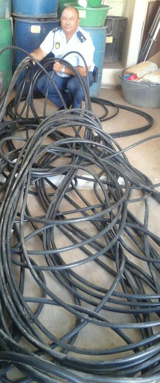 Arrest made after theft of copper cable in Steynville, Hopetown.