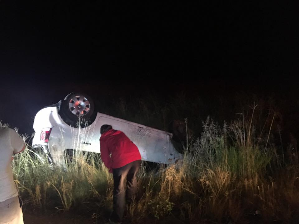 Two injured in rollover on the Maselspoort Road outside Bloemfontein
