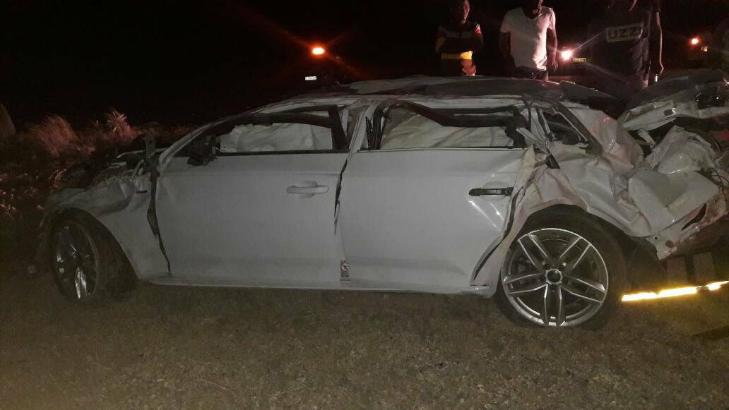 Fortunate escape from serious injury after rollover between Usakos and Arandis