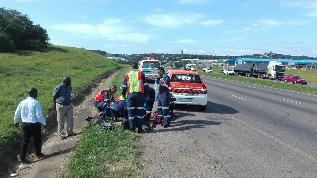 Elderly man in critical condition after a stabbing on the N2 near Umhlanga