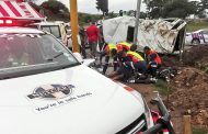 M13 Richmond Road taxi crash - 18 injured