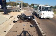 Biker left critical after collision north of Johannesburg