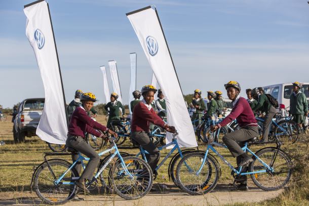 Volkswagen and Qhubeka Giving the Gift of Time