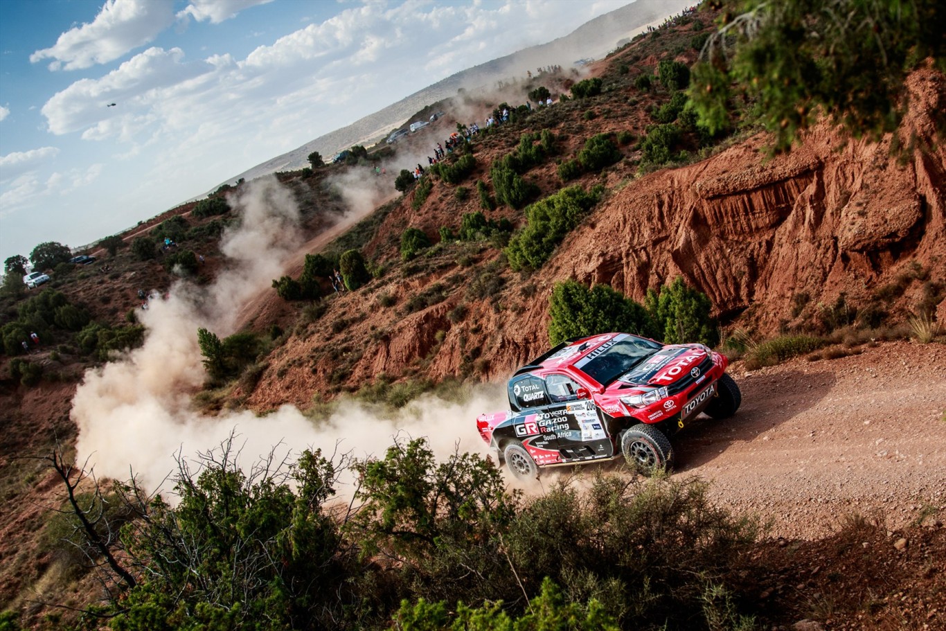 Fourth-fastest time for Toyota Gazoo Racing SA in prologue of the Baja Aragon in Spain