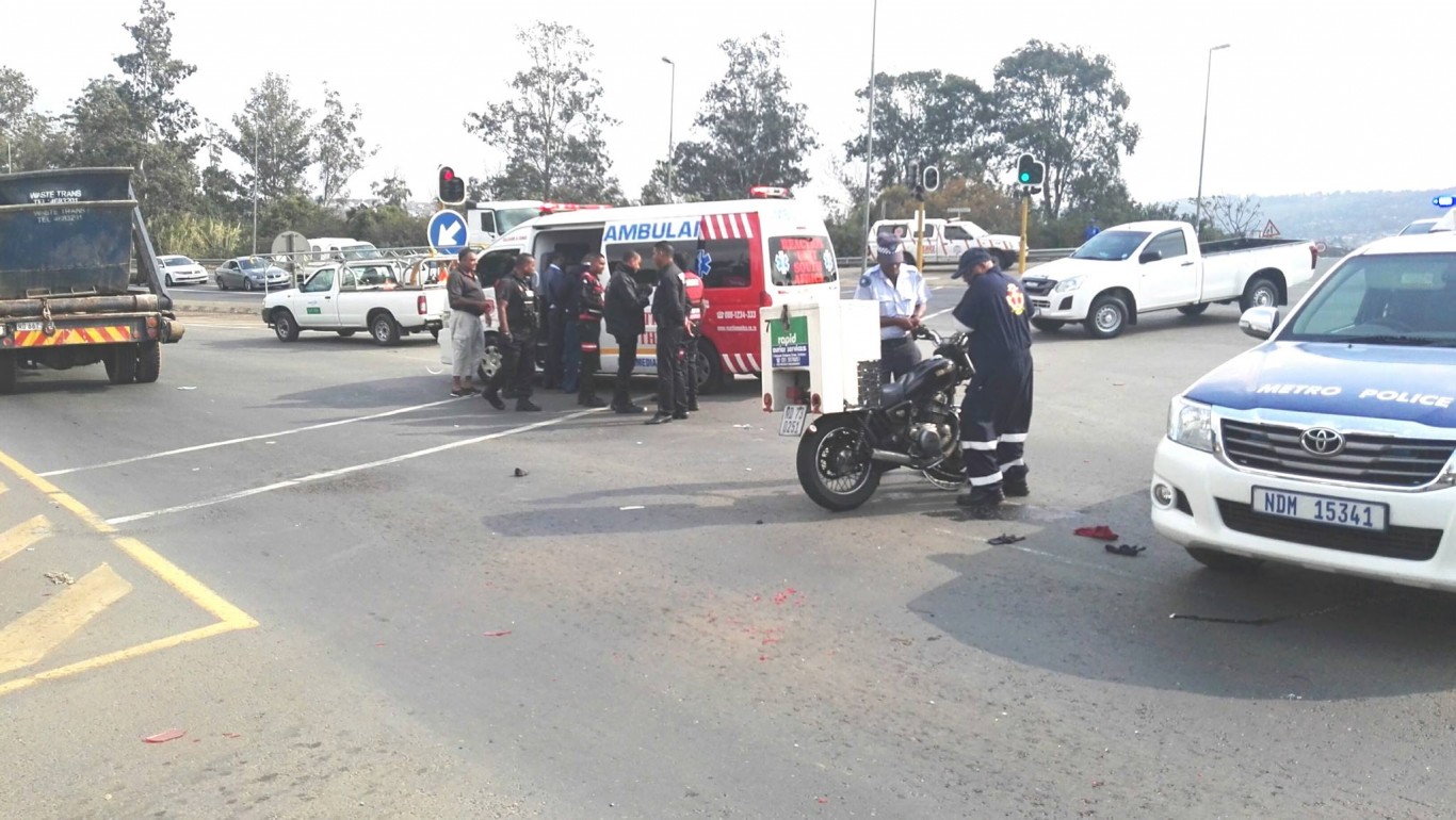 Biker Injured In Collision in Ottawa, KZN