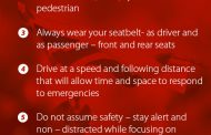 Safety tips for while you're out on the road