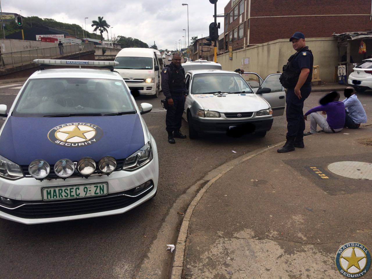 Fraud suspects arrested at the intersection of Chris Hani and Krishna Roads.