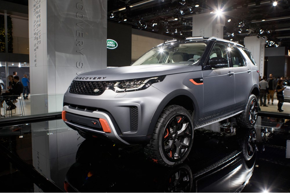 New Land Rover Discovery SVX production preview equipped with Goodyear concept tyres