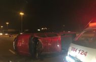 Bakkie and car collide leaving eight injured on the N1 south-bound Highway in Buccleuch