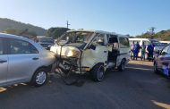 Four people injured after a taxi and a car collided in Pinetown