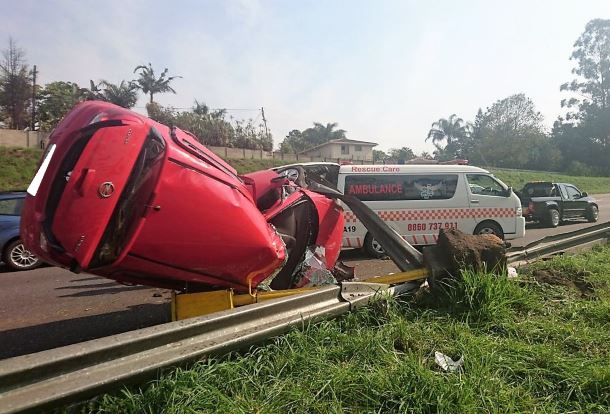Mother and child injured in Pinetown Crash