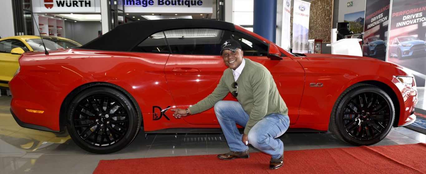 Soccer Legend Doc Khumalo Takes Reins of Mustang as Ford Brand Ambassador