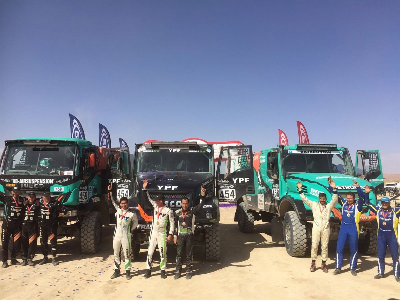 Team De Rooy wins Rallye OiLibya on Goodyear Truck Tyres