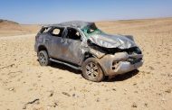British tourists injured in rollover on notorious gravel road towards Walvis Bay