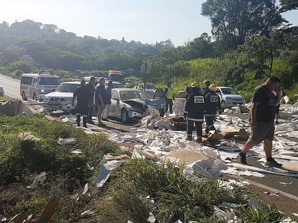 3 Injured in multi-vehicle pile-up on the M7, Pinetown