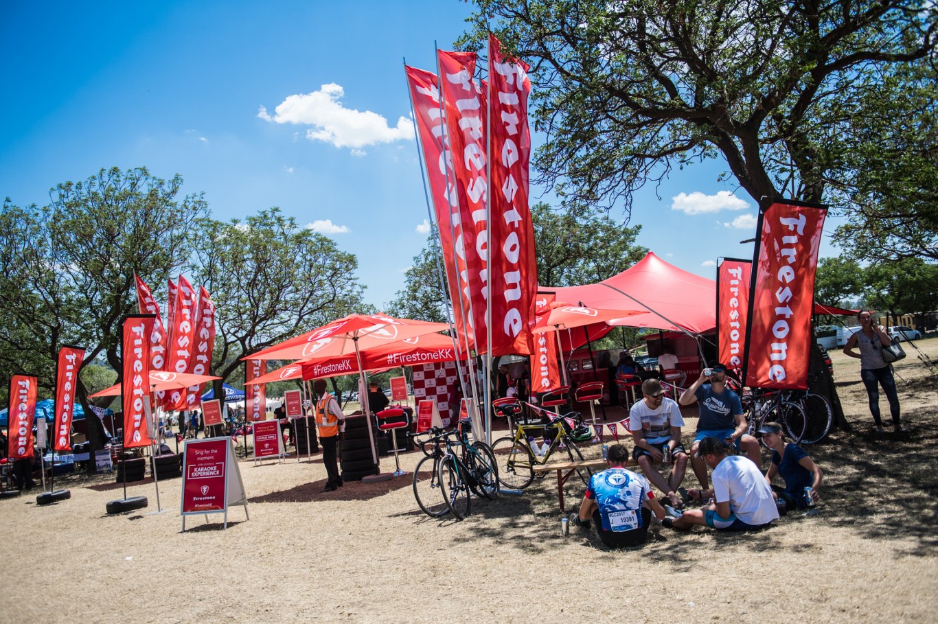 Firestone took the party to the Telkom 947 Cycle Challenge