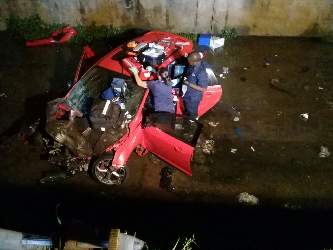 Fatal collision claims the lives of 2 people at the intersection of Alpine Road and Umgeni Road