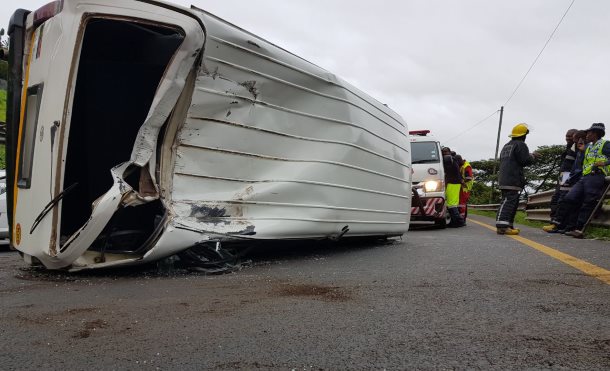 A taxi and car collided in Pinetown injuring 4 people