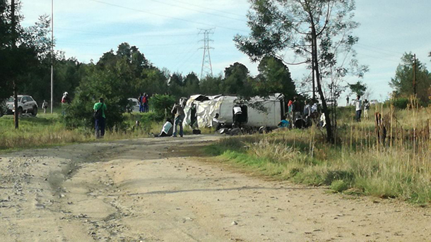 Walkerville taxi rollover leaves one dead and seventeen injured