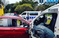 Early morning collision on the M4 Ruth First Highway.