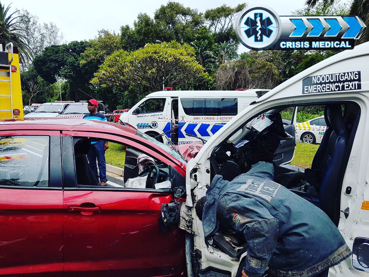 Early morning collision on the M4 Ruth First Highway.