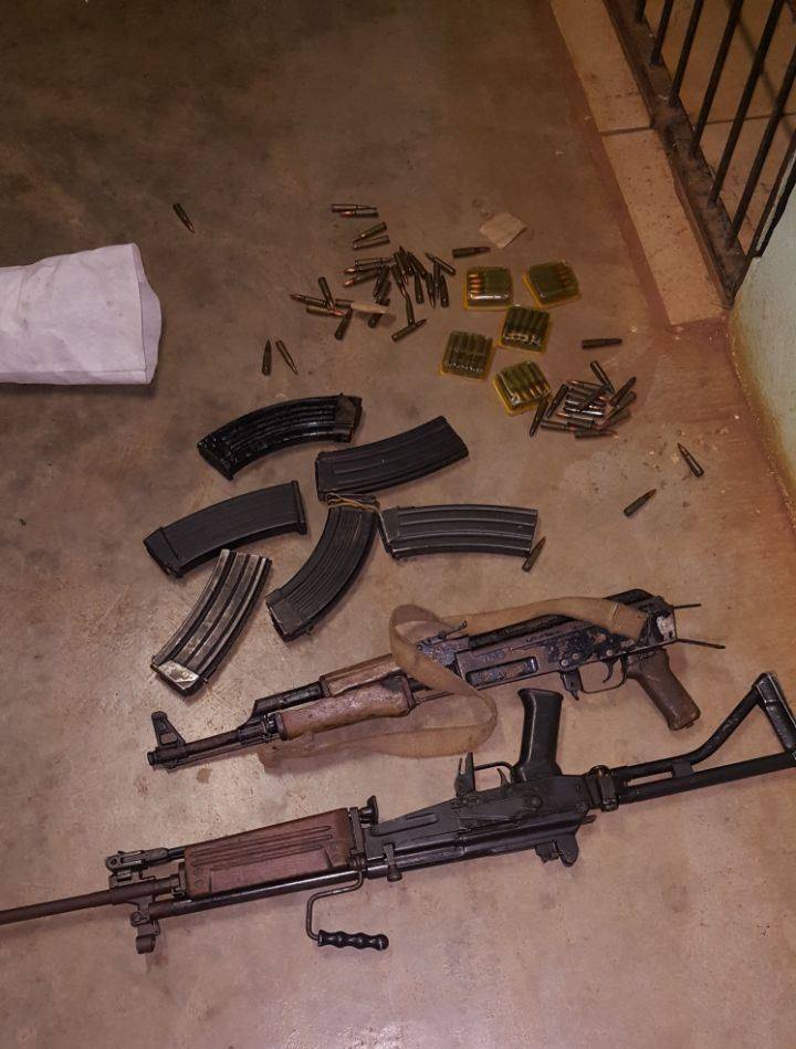 Three firearms seized and suspect arrested