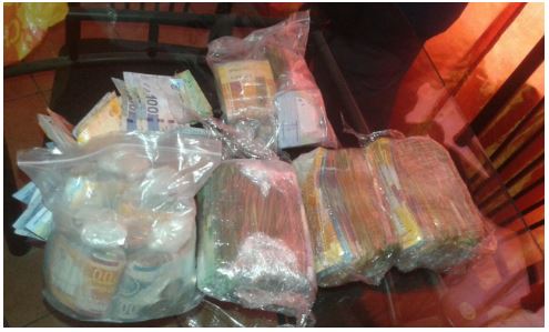 Blow for drug dealers when an undisclosed amount of cash was seized in Ottery, Grassy Park