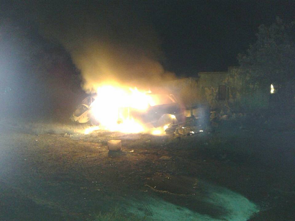 Vehicle Set Alight in Verulam, KZN