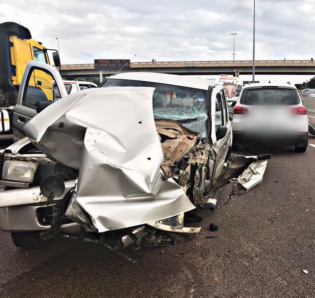 Road crash on the N1 South after the N4