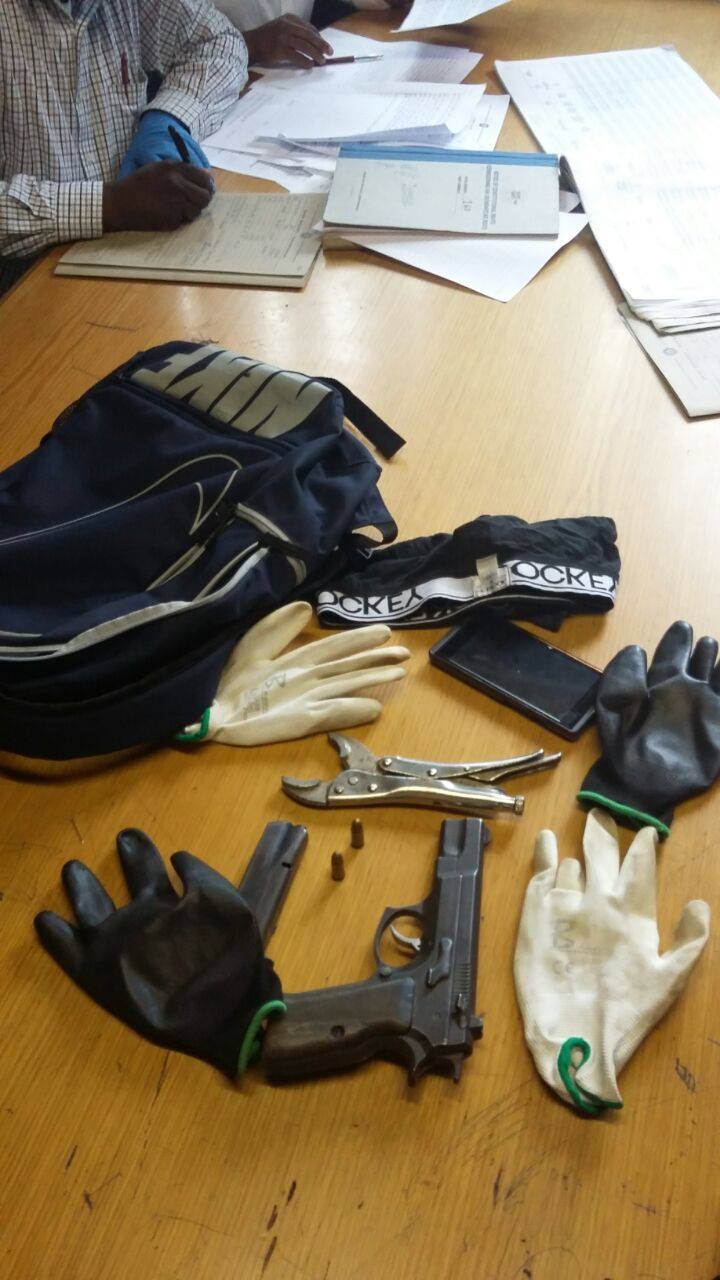 Suspect arrested and firearm seized after robbery of cellphone and cash at Winterness train station.