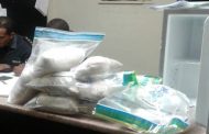 Western Cape Police with customs officials seize multi million uncut crystal meth.