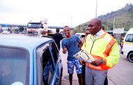 Roadblock held at Mariannhill Toll Plaza near Pinetown