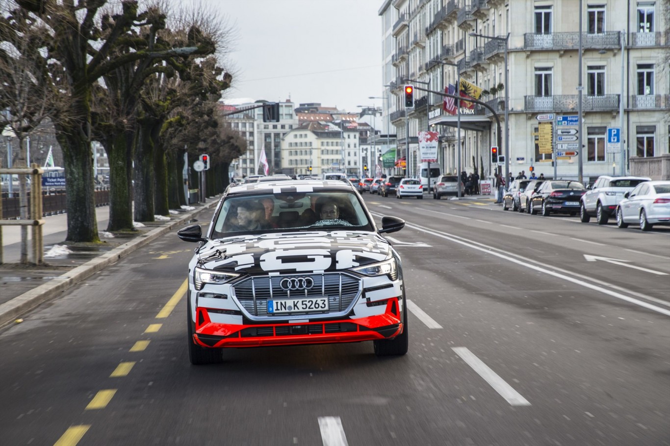 Audi e-tron prototype unveiled at the 2018 Geneva Motor Show