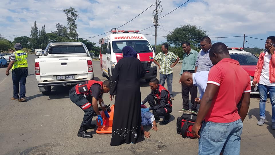 Pregnant woman injured when run over in road crash in Redcliffe