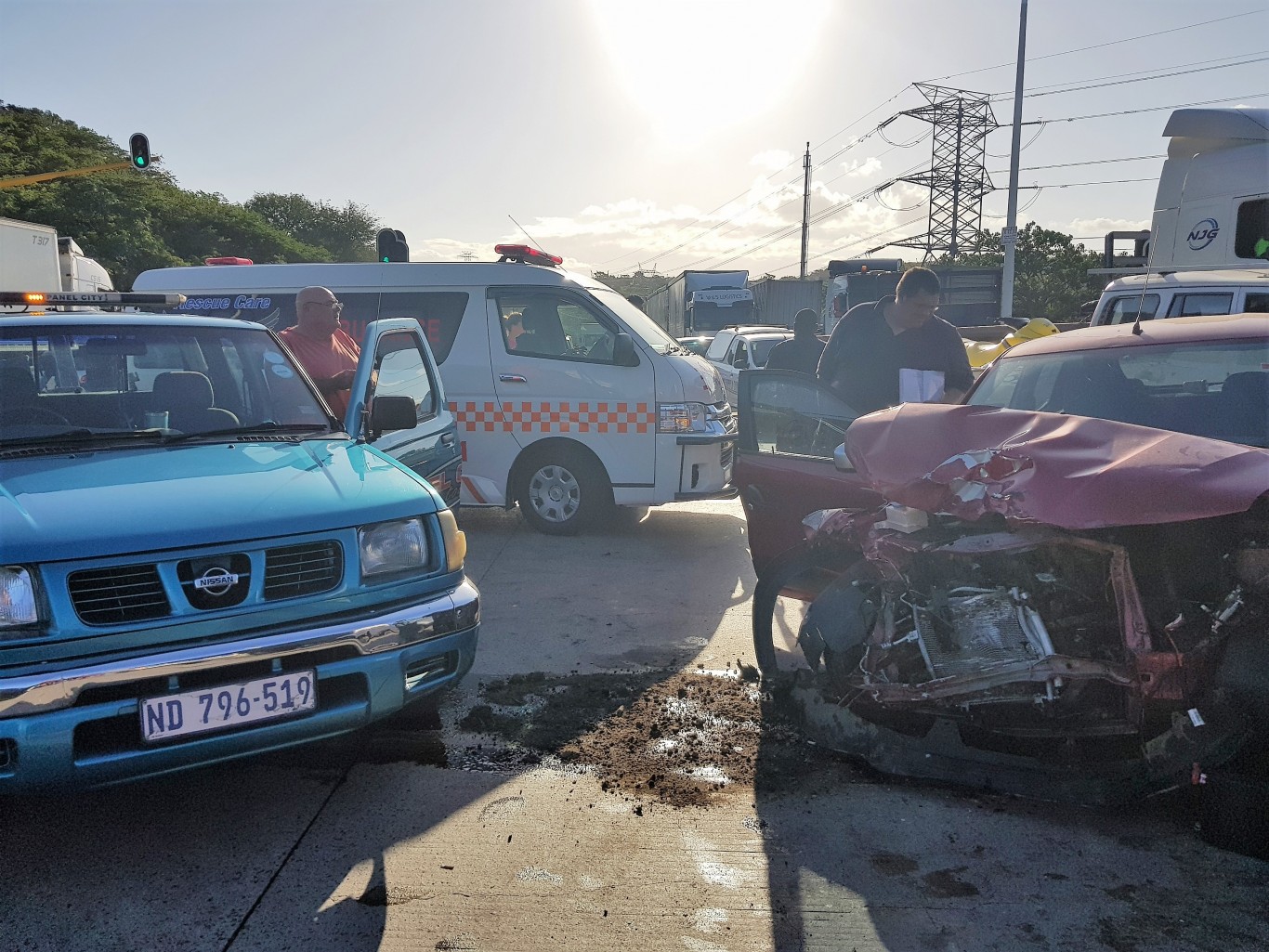 Mother and child injured in crash on the M7 Wakesleigh Road