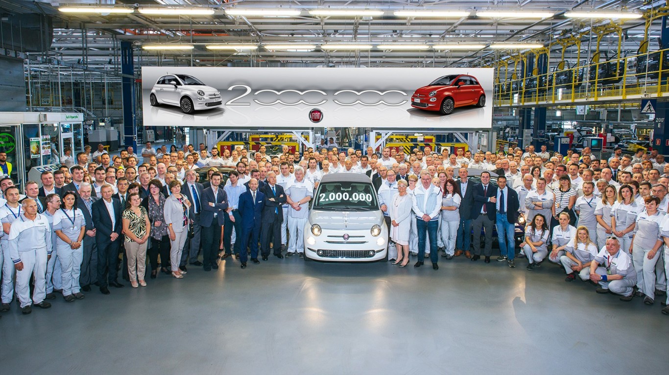 The Two Millionth Fiat 500 Rolls Off The Line